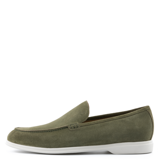 Aspen Suede Loafer | Khaki