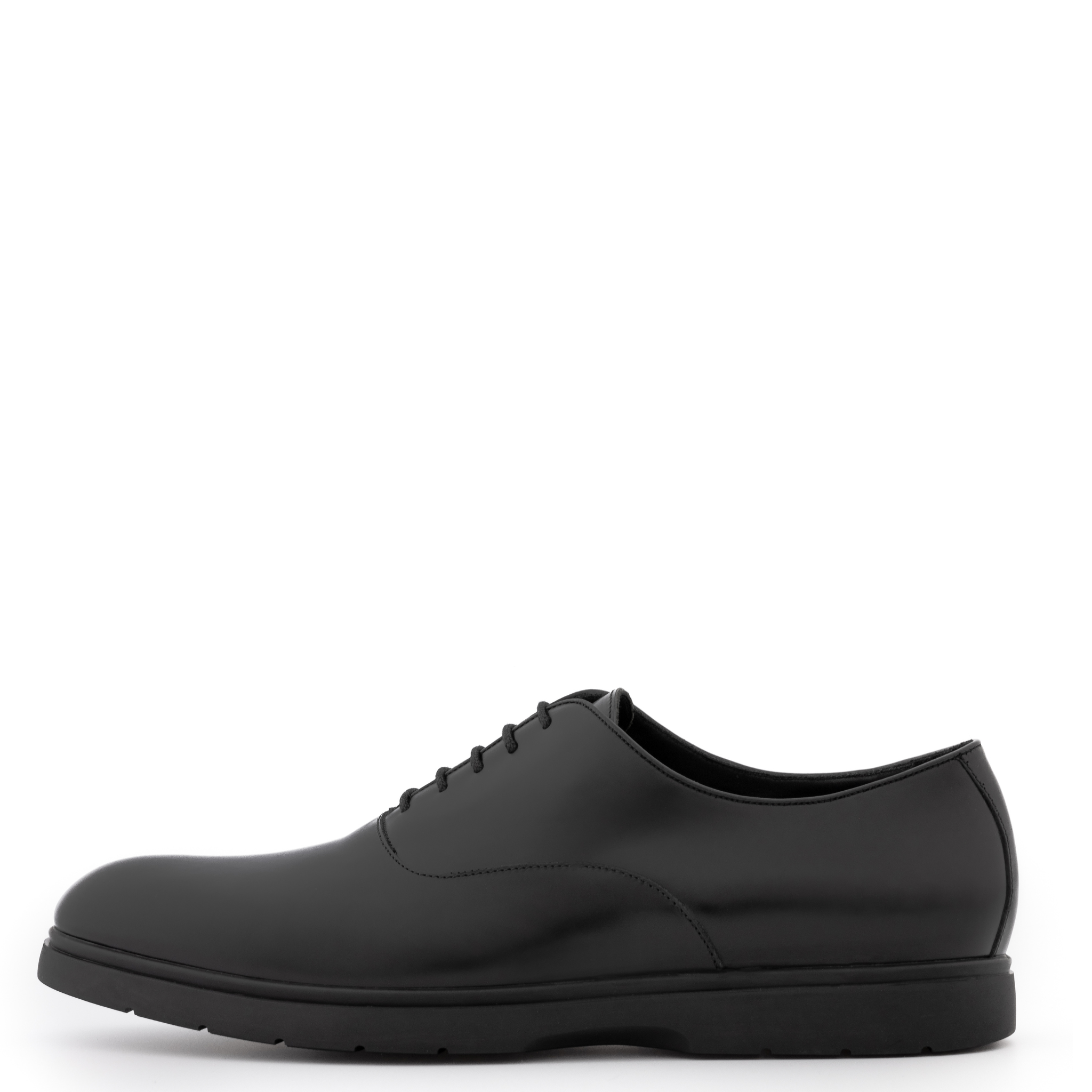Geraldo Verdiny Men\'s Black Leather Shoes / Oxfords Size 10 SKU 5696 ZETONE Plain-Toe Oxfords – Carets main image 4