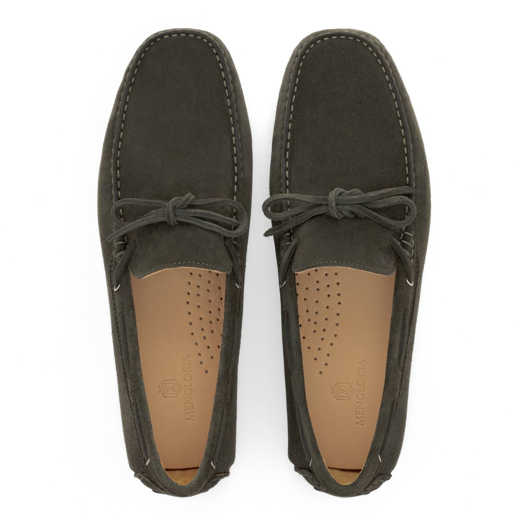 Intrepid Suede Driver | Green Khaki
