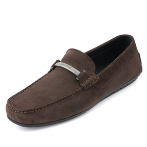 Wynn Suede Moccasin | Dark Brown