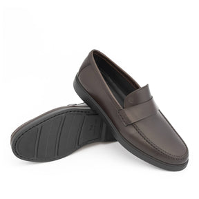 Flow Leather Loafer | Brown