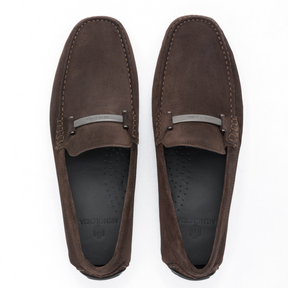 Wynn Suede Moccasin | Dark Brown