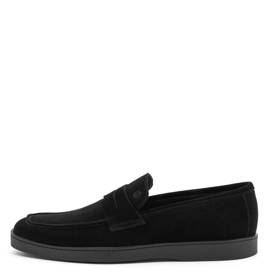 Serene Suede Loafer | Black