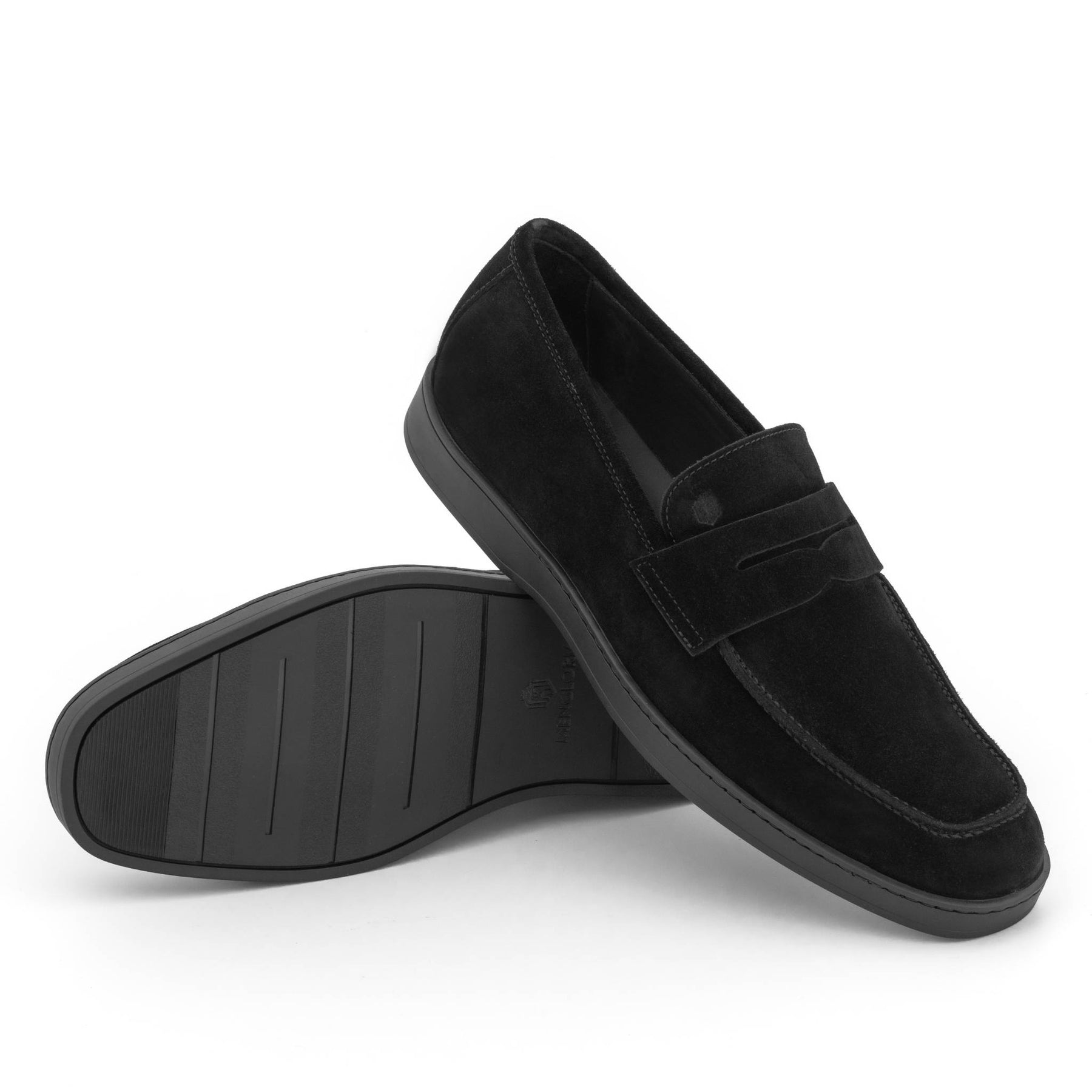 Serene Suede Loafer | Black