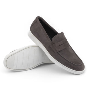 Serene Suede Loafer | Dark Grey