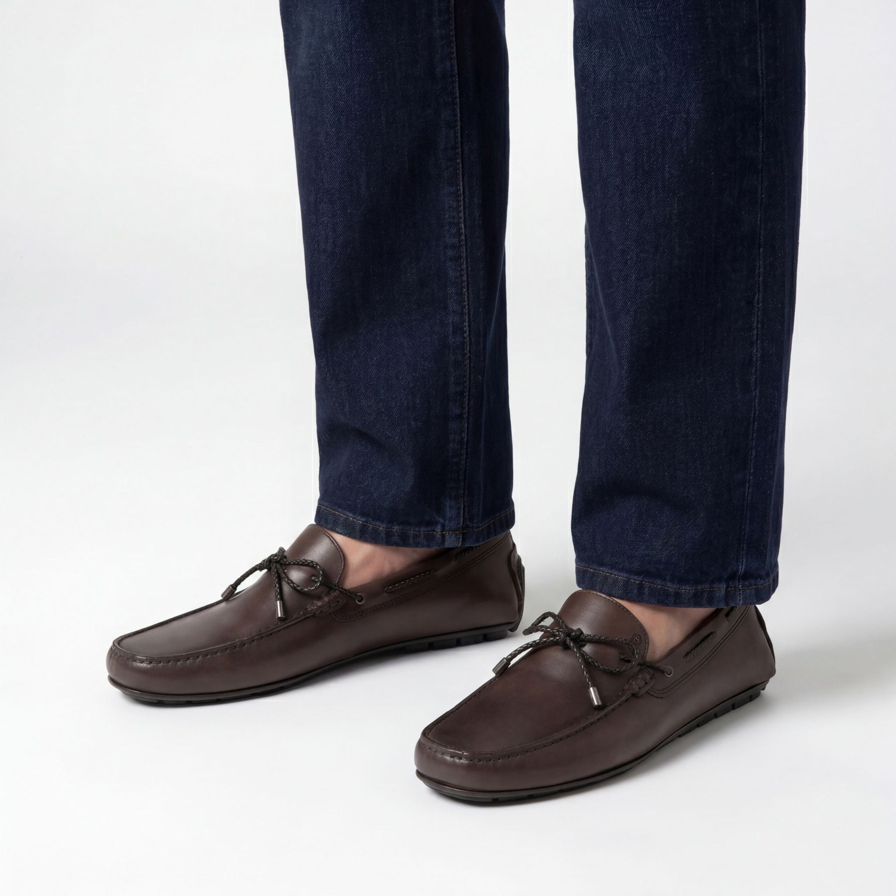 Influence Leather Moccasin | Dark Brown