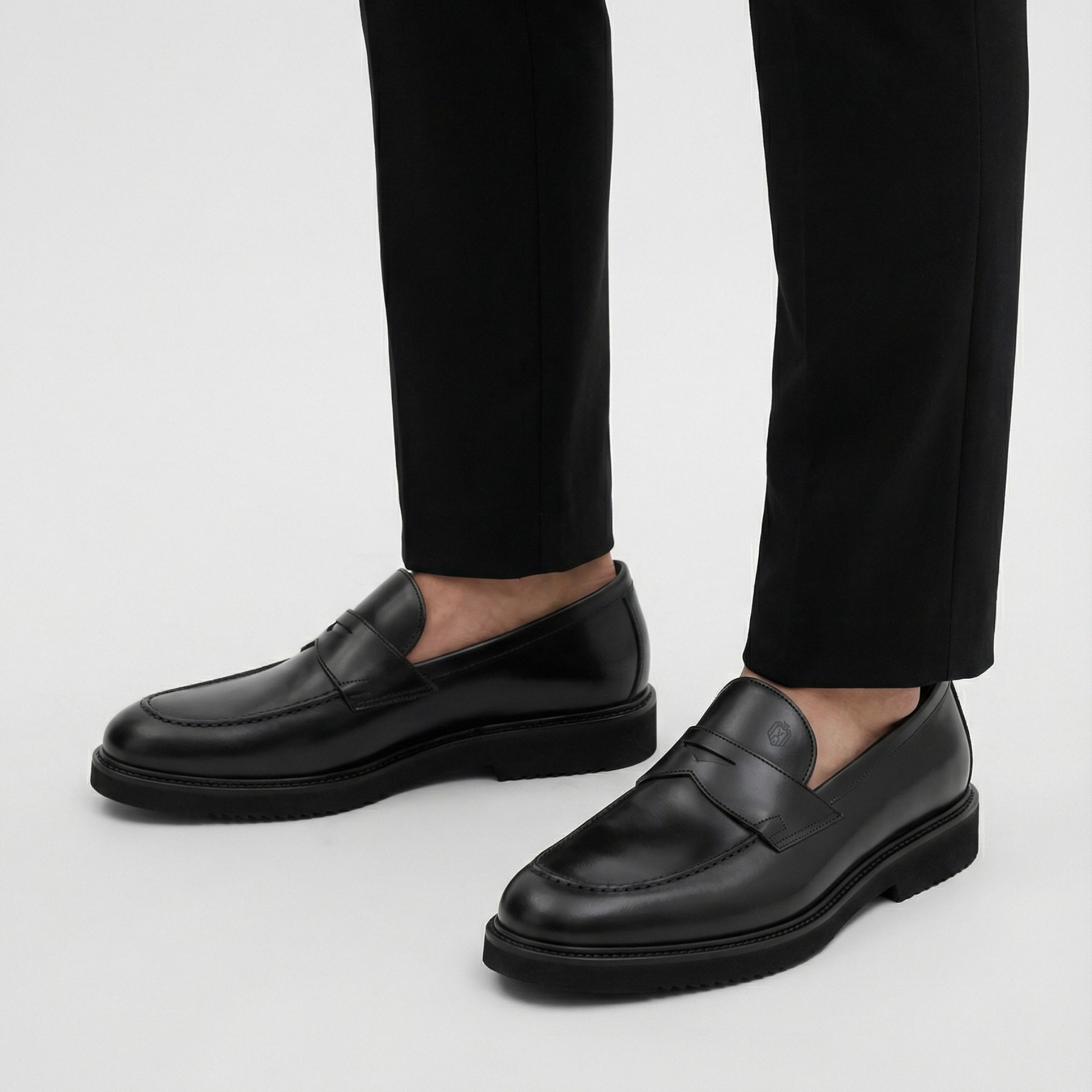 【BLACK】l plate loafers Zenith Loafer | Black