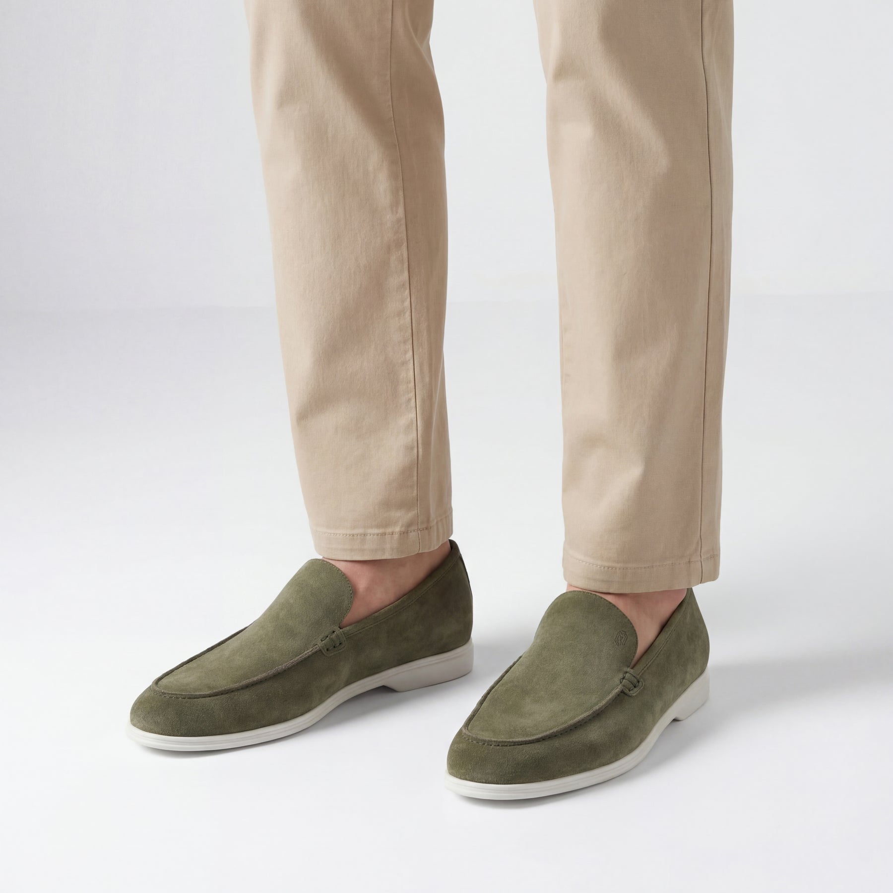 Aspen Suede Loafer | Khaki