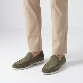 Aspen Suede Loafer | Khaki