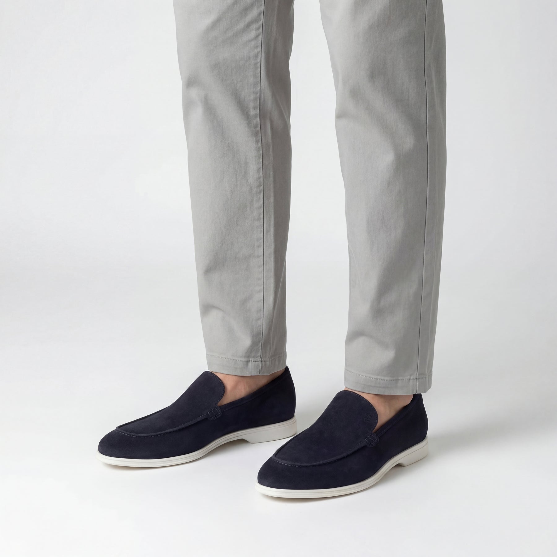 Aspen Suede Loafer | Navy