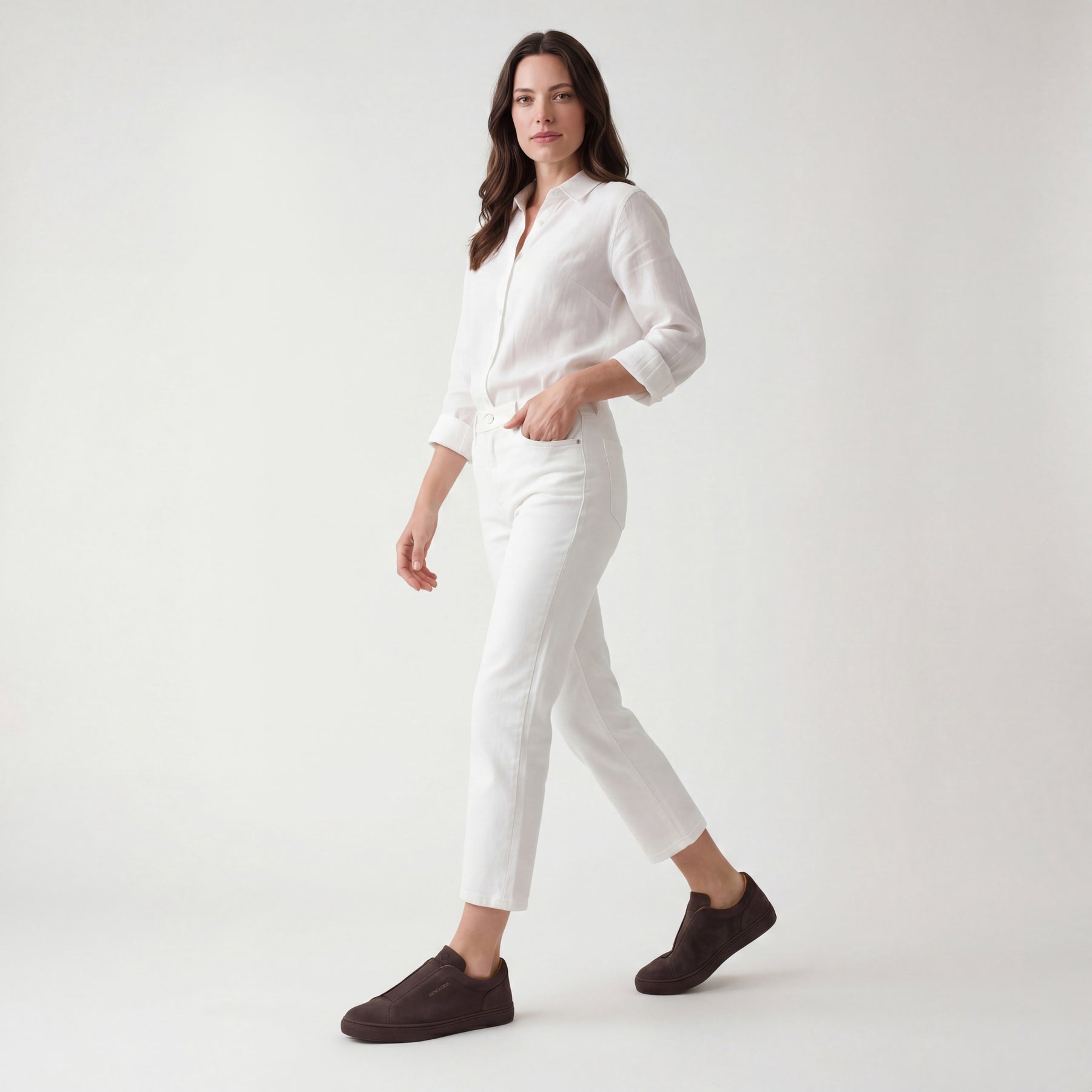 Capri Suede Sneaker  | Plum Brown