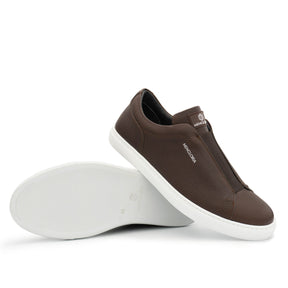 Capri Leather Sneaker  | Brown