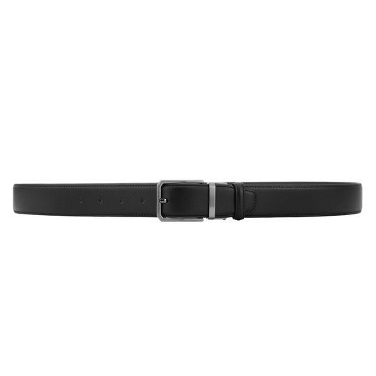 Gunmetal Buckle 35 mm Adjustable Leather Belt | Double Face