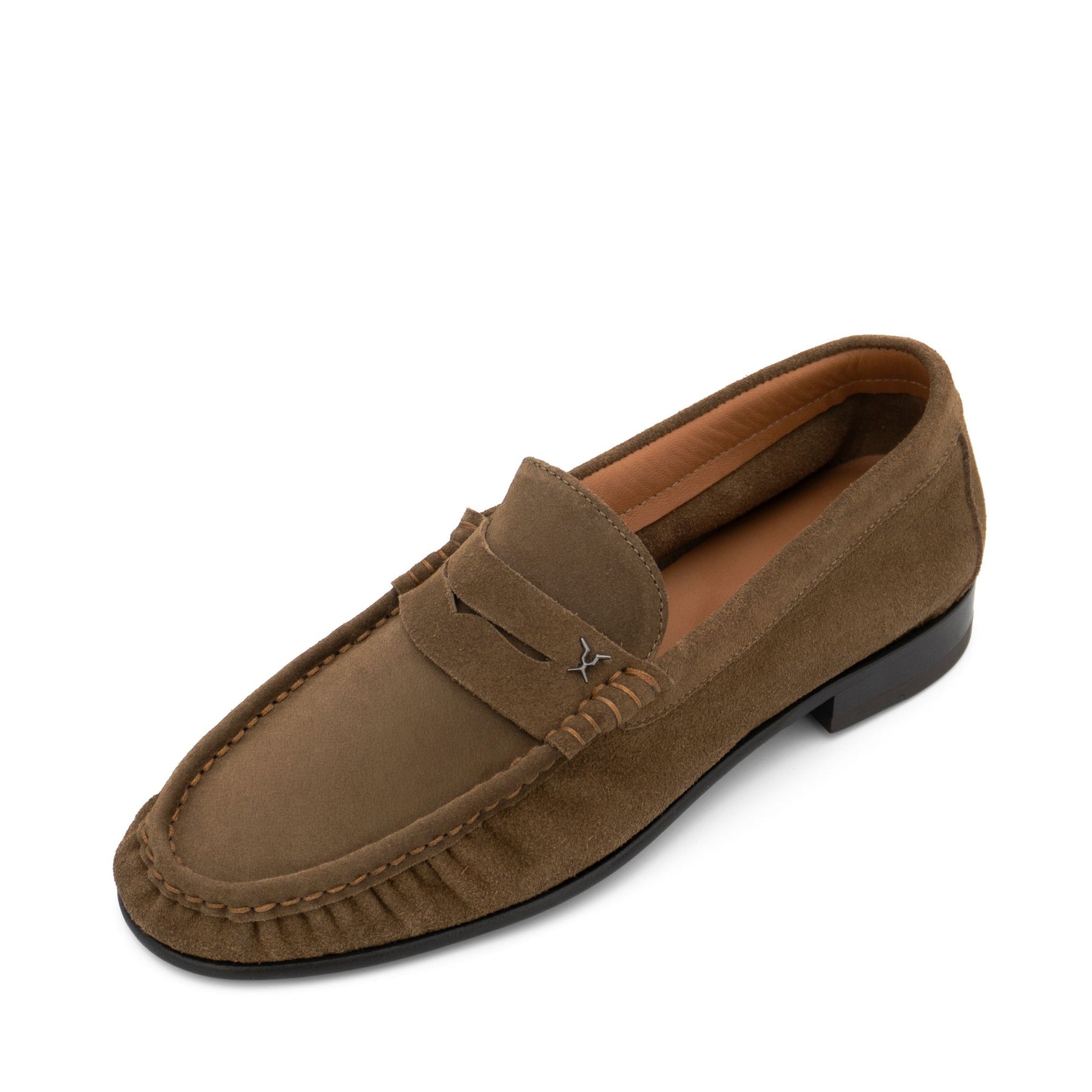 Strata Suede Loafer | Beige