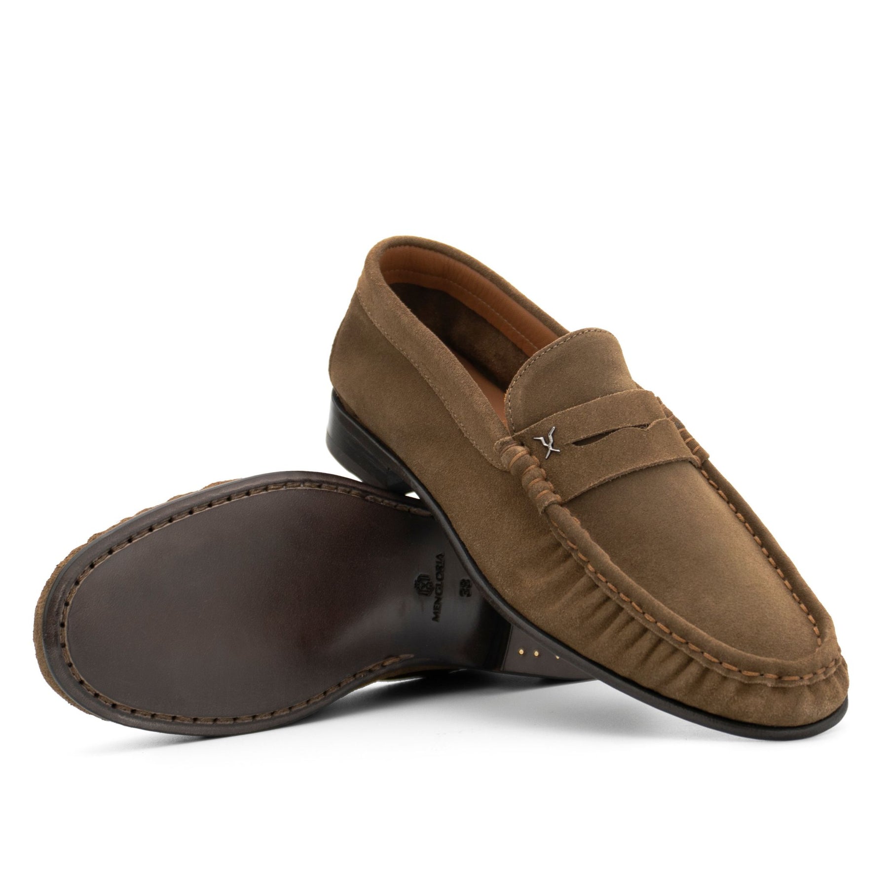 Strata Suede Loafer | Beige