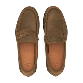 Strata Suede Loafer | Beige
