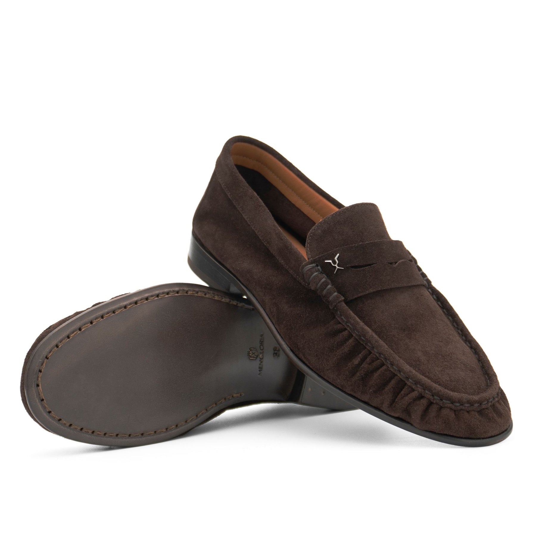 Strata Suede Loafer | Brown