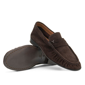 Strata Suede Loafer | Brown