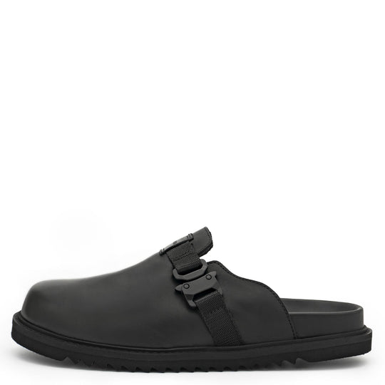 Arc Leather Clog | Black