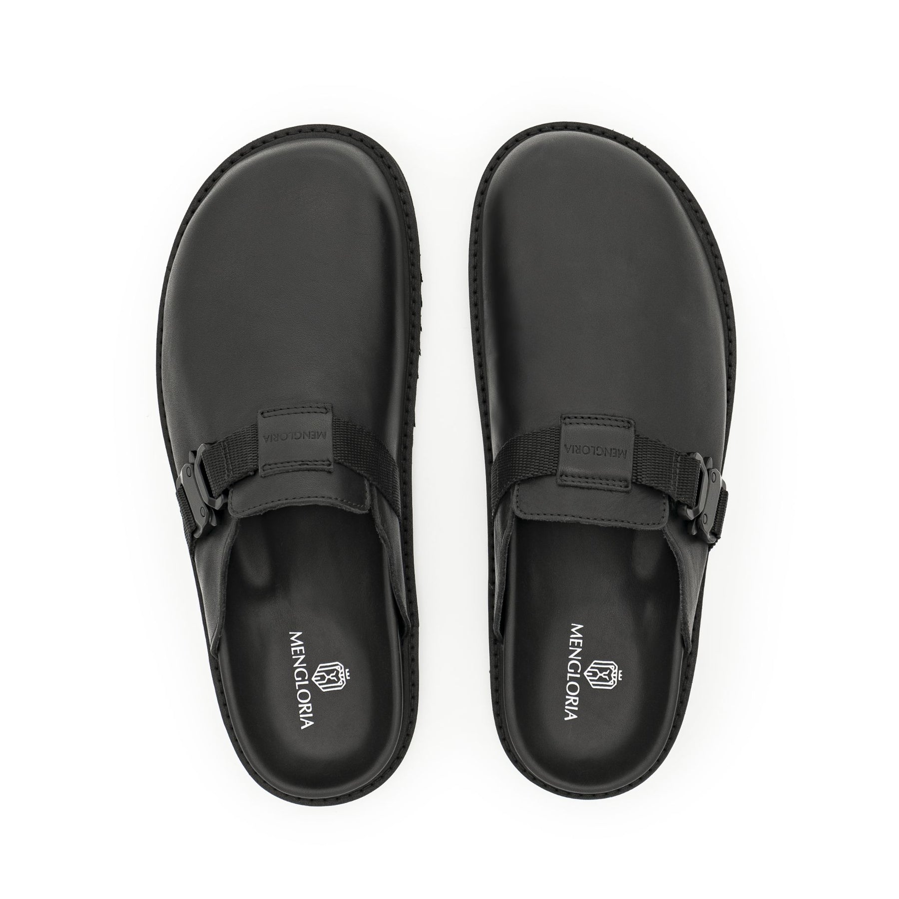 Arc Leather Clog | Black