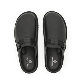 Arc Leather Clog | Black