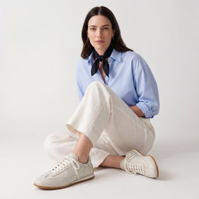 Vela Leather Sneaker |  Ivory