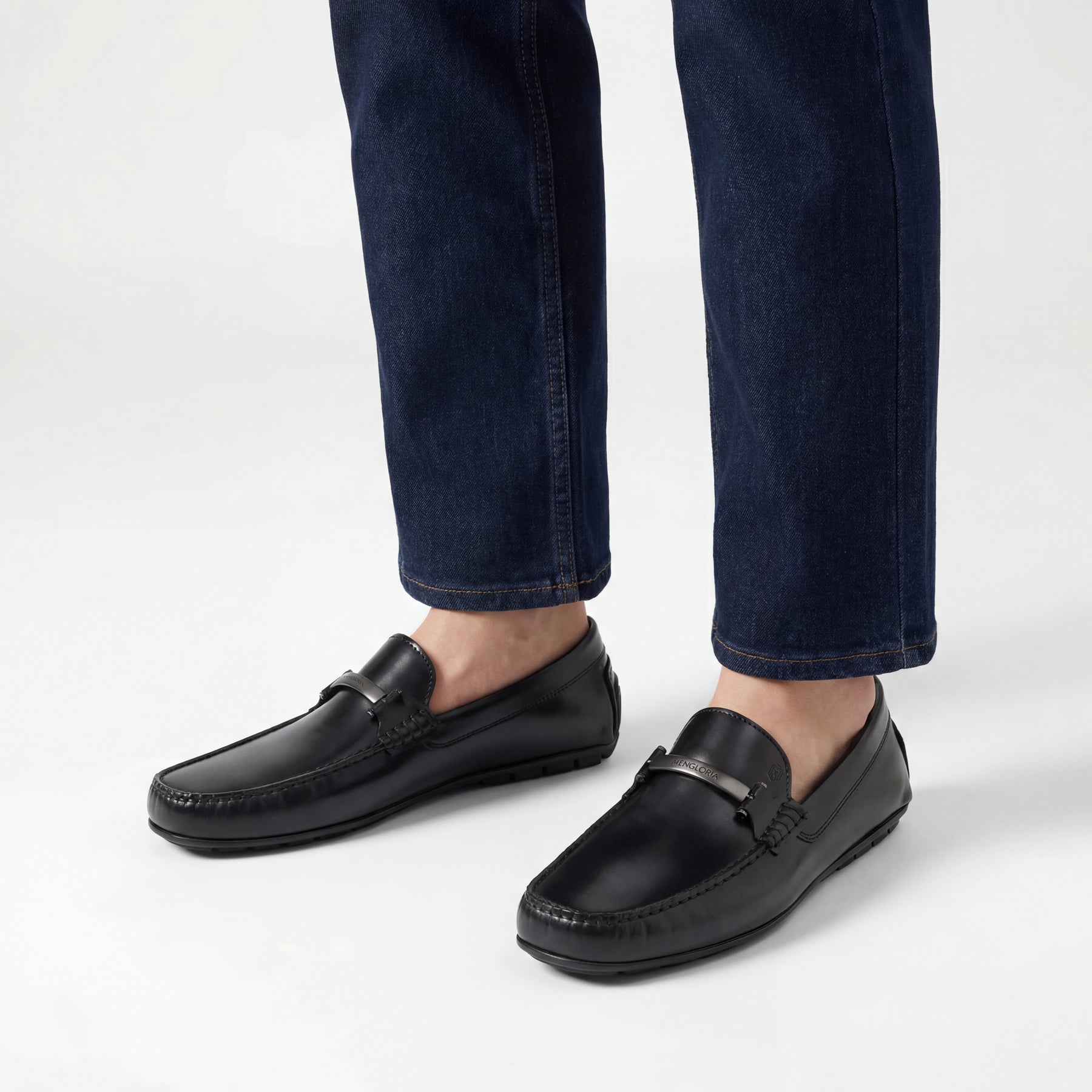 Wynn Leather Moccasin | Black