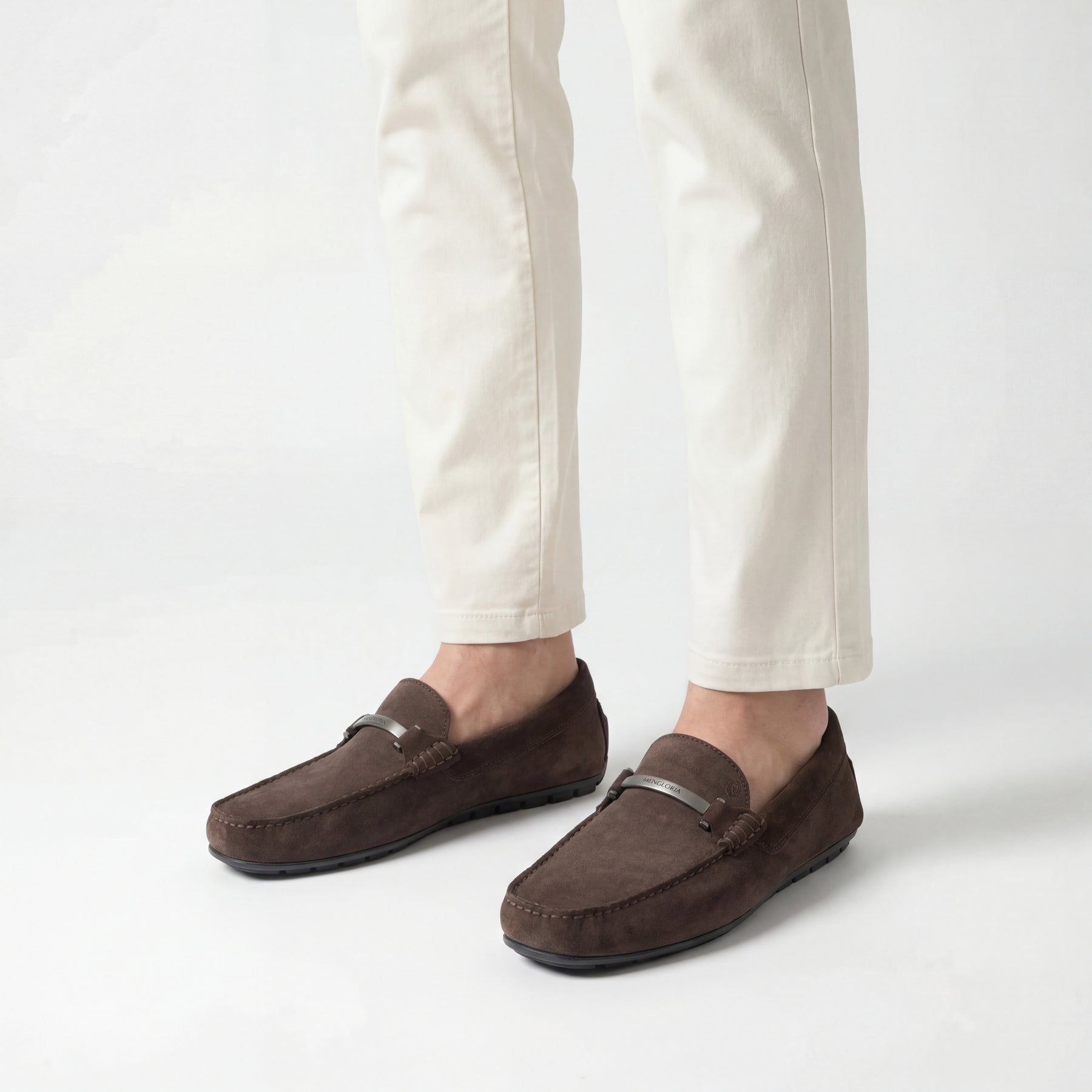 Wynn Suede Moccasin | Dark Brown
