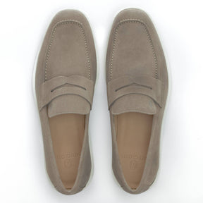 Serene Suede Loafer | Beige