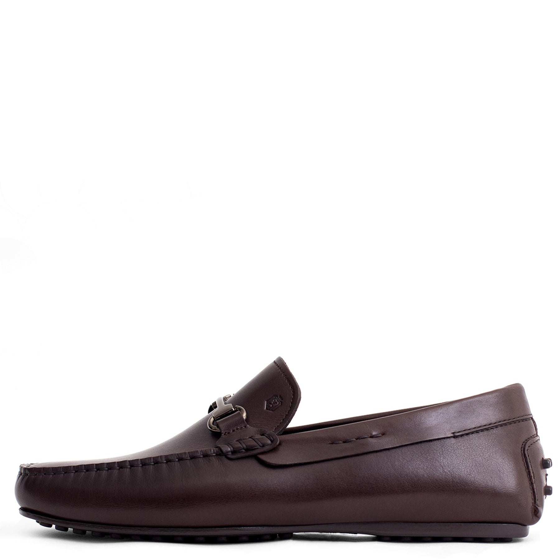 Men Leather Moccasin Brown Loafer Mengloria