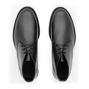 Elite Leather Desert Boots | Black