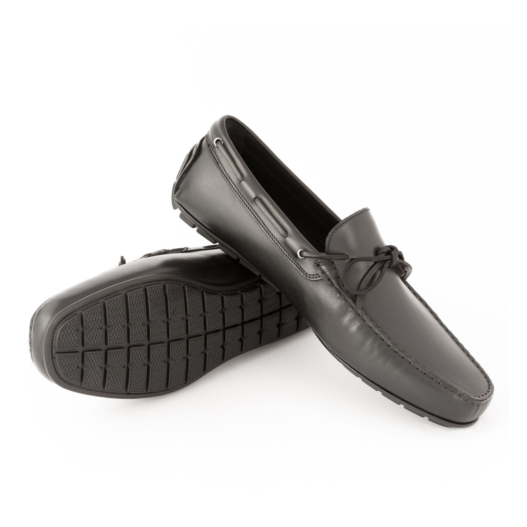 Prominence Leather Moccasin | Black