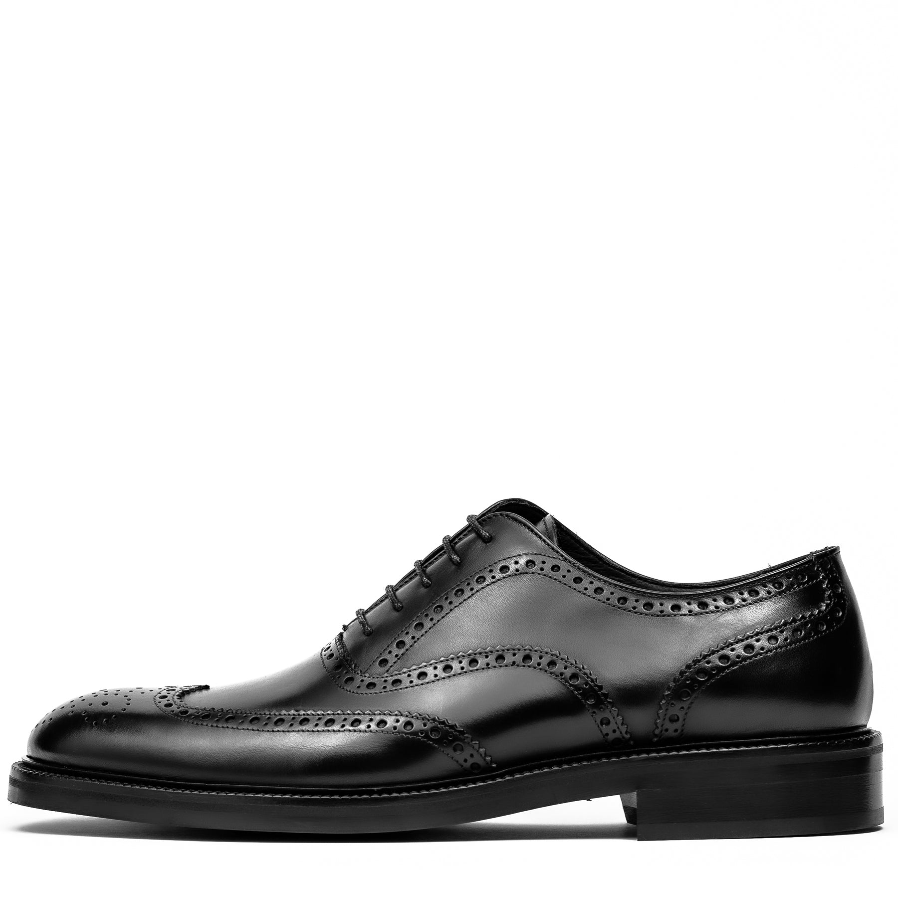 Kensington Oxford Brogue Shoes | Black