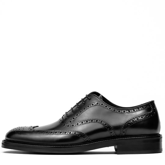 Kensington Oxford Brogue Shoes | Black